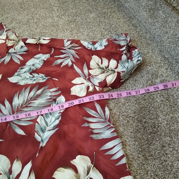 Moda Campia Hawaiian Floral Print Button Down - Picture 4 of 7